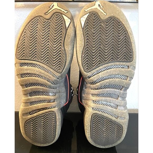 Nike Air Jordan 12 Retro Utility Shoes Boys 6.5Y Black Lace Up Sneakers Womens 8 - Picture 13 of 13